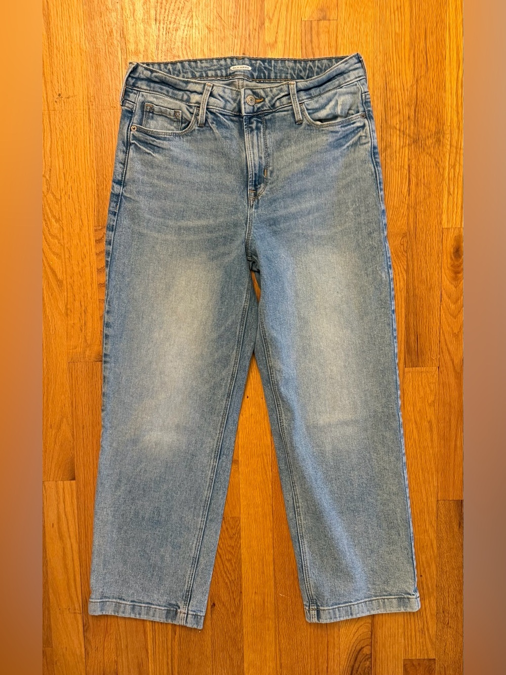 Women’s Old Navy Light Blue Wide-Leg Jeans Size 6